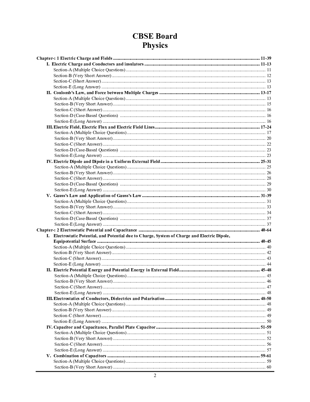 CBSE/NIOS/ISC/UP Board Unsolved Papers Class-12th Physics Chapterwise & Categorywise Question Bank 2023-24 - Page 3