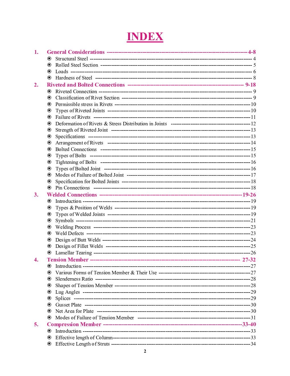 SSC/UPPSC/DDA JE Civil Engineering Design of Steel Structures Vol.12 2023-24 - Page 3
