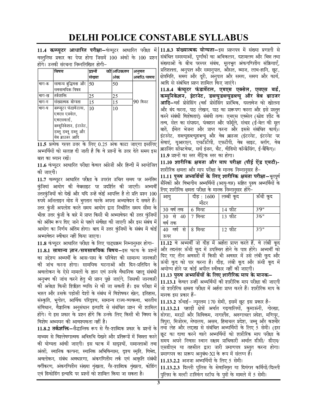SSC दिल्ली पुलिस कांस्टेबल (Executive Male & Female)  प्रैक्टिस बुक 2023-24 - Page 4