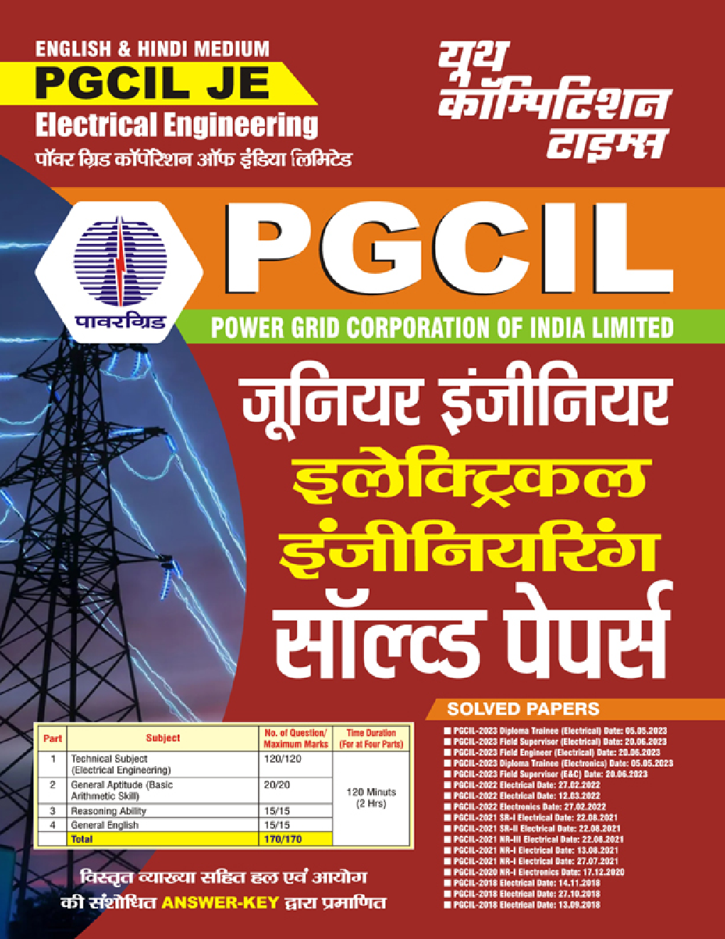 PGCIL JE जूनियर इंजीनियर इलेक्ट्रिकल इंजीनियरिंग सॉल्व्ड पेपर्स  2023-24 - Page 1