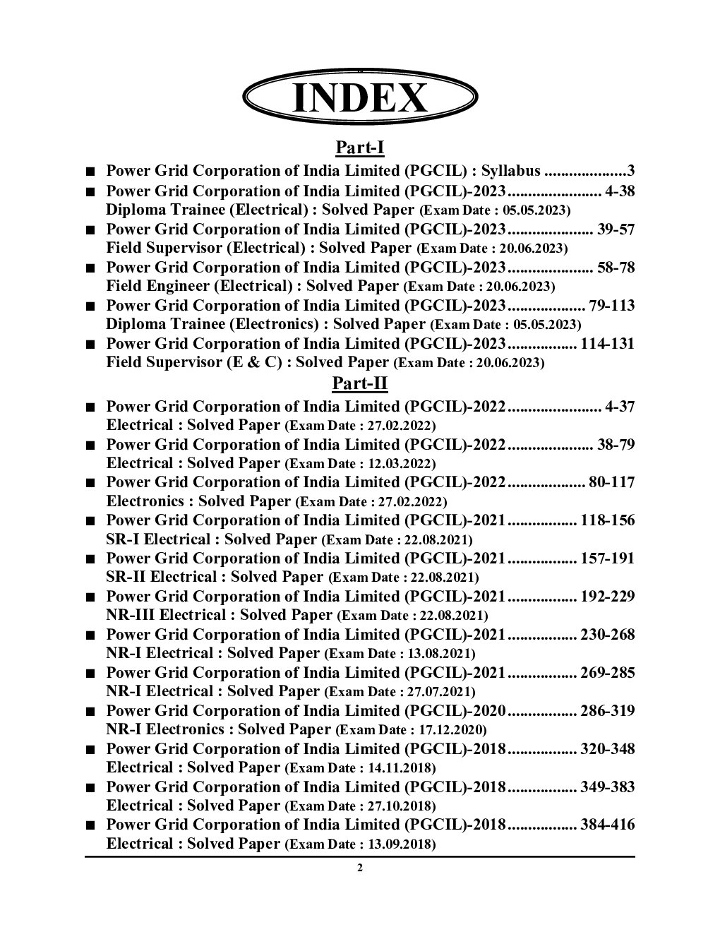 PGCIL JE जूनियर इंजीनियर इलेक्ट्रिकल इंजीनियरिंग सॉल्व्ड पेपर्स  2023-24 - Page 3