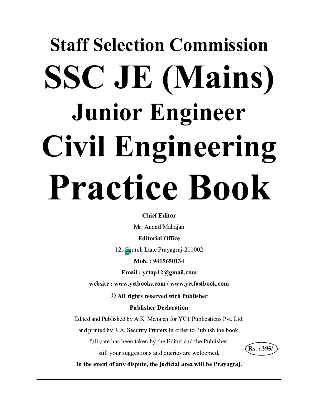 SSC JE Mains Civil Engineering Practice Book 2023-24  - Page 2