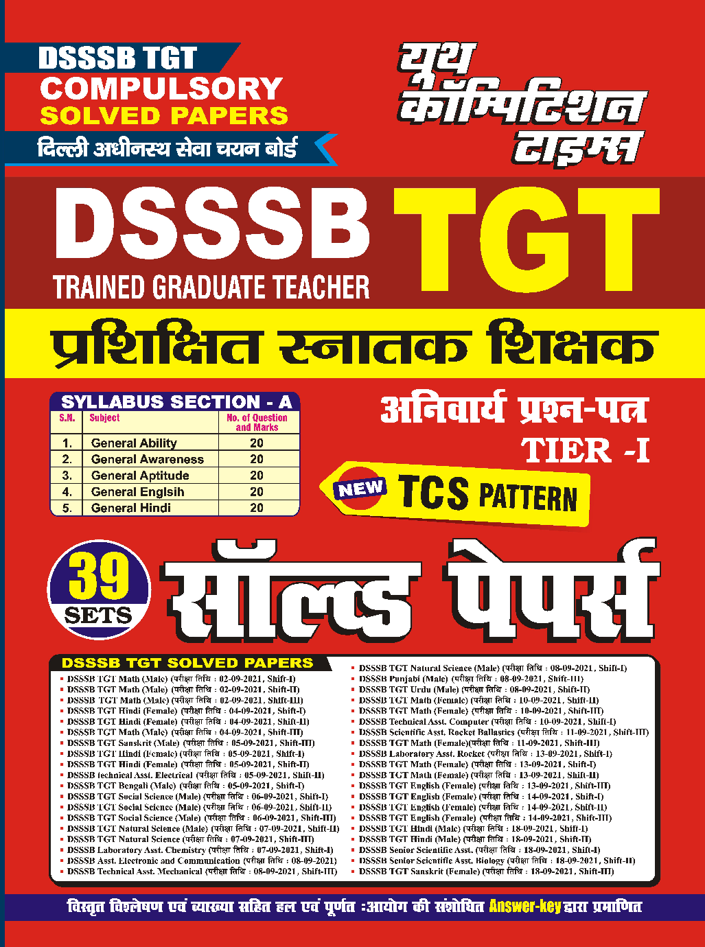 DSSSB TGT Solved Papers 2023-24  - Page 1