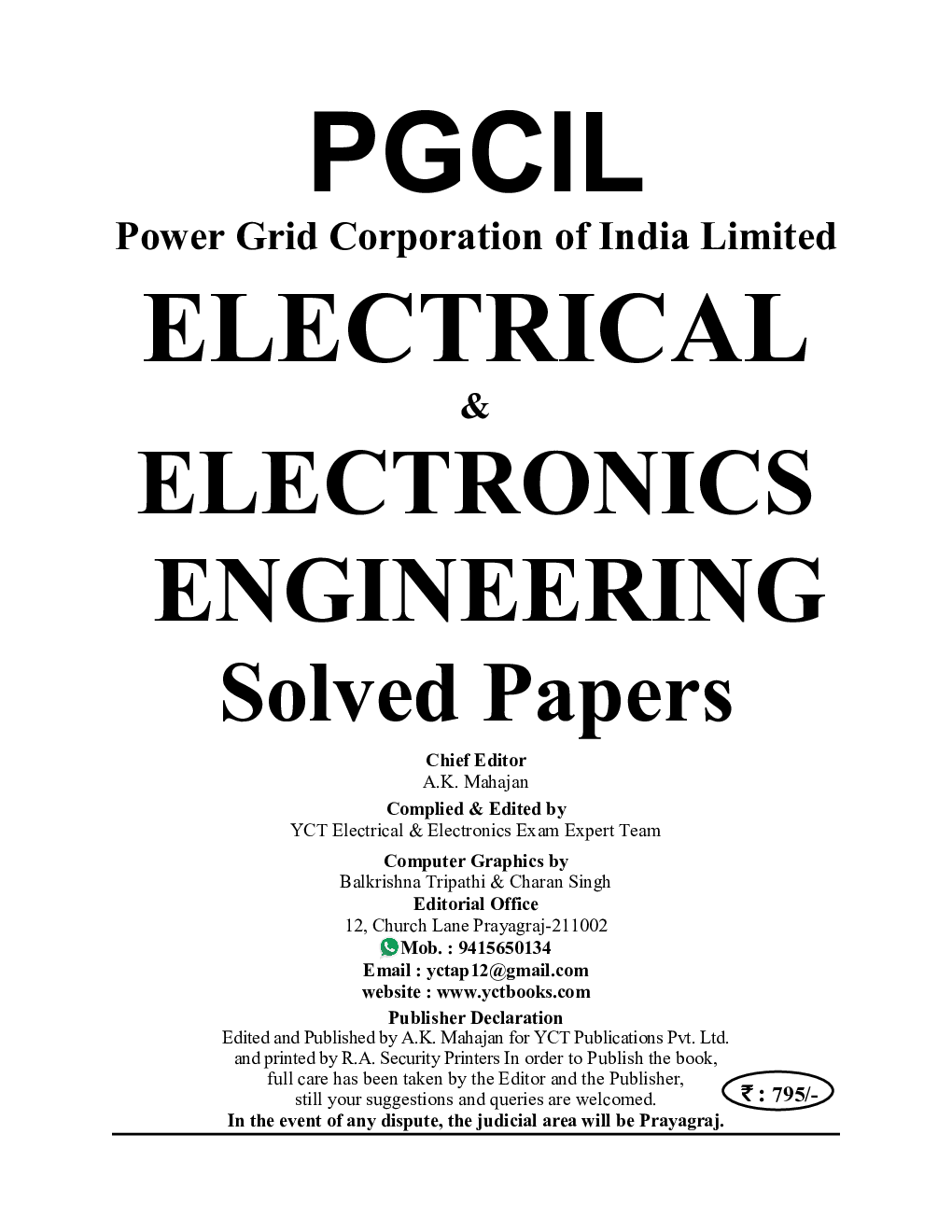 PGCIL JE Electrical & Electronics Engineering Solved Papers 2023-24  - Page 2