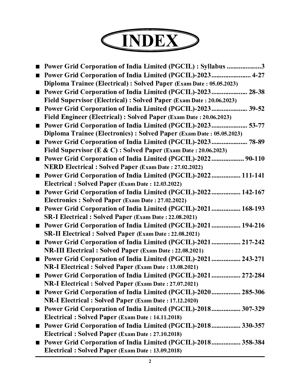 PGCIL JE Electrical & Electronics Engineering Solved Papers 2023-24  - Page 3