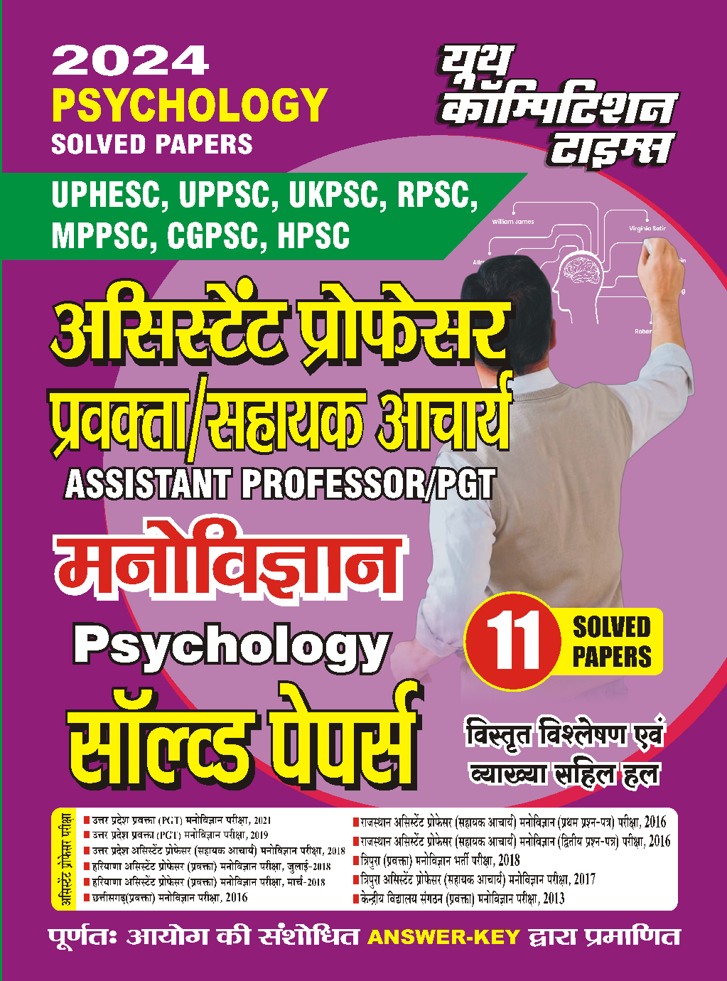 Assistant Professor All States Psychology Solved Papers 2023-24 - Page 1