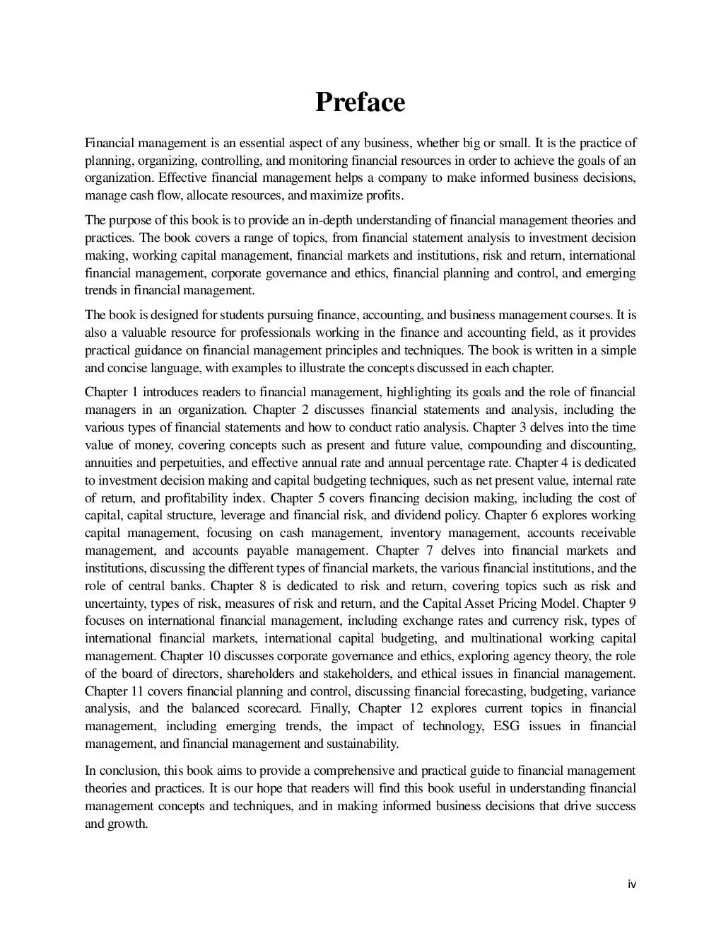 Financial Management Theories and Practices  - Page 5