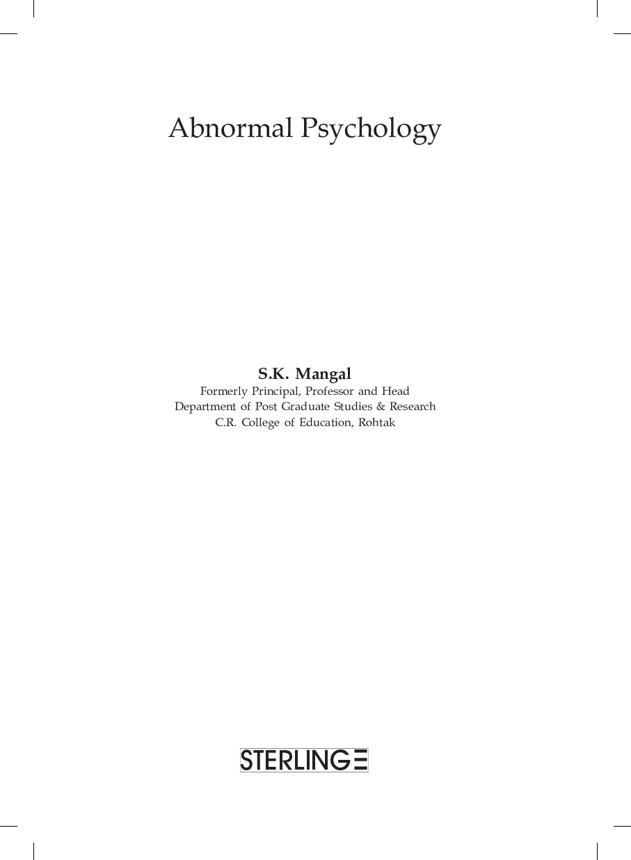 Abnormal Psychology - Page 4