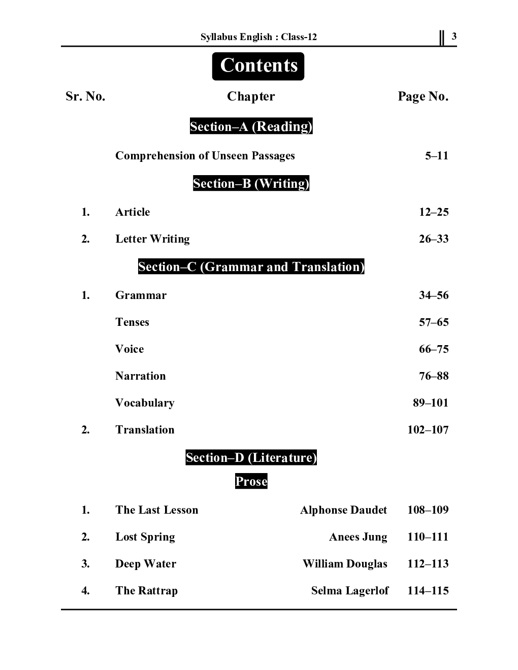 UP Board Class-12 English Solved Papers & Practice Book 2023-24 - Page 4