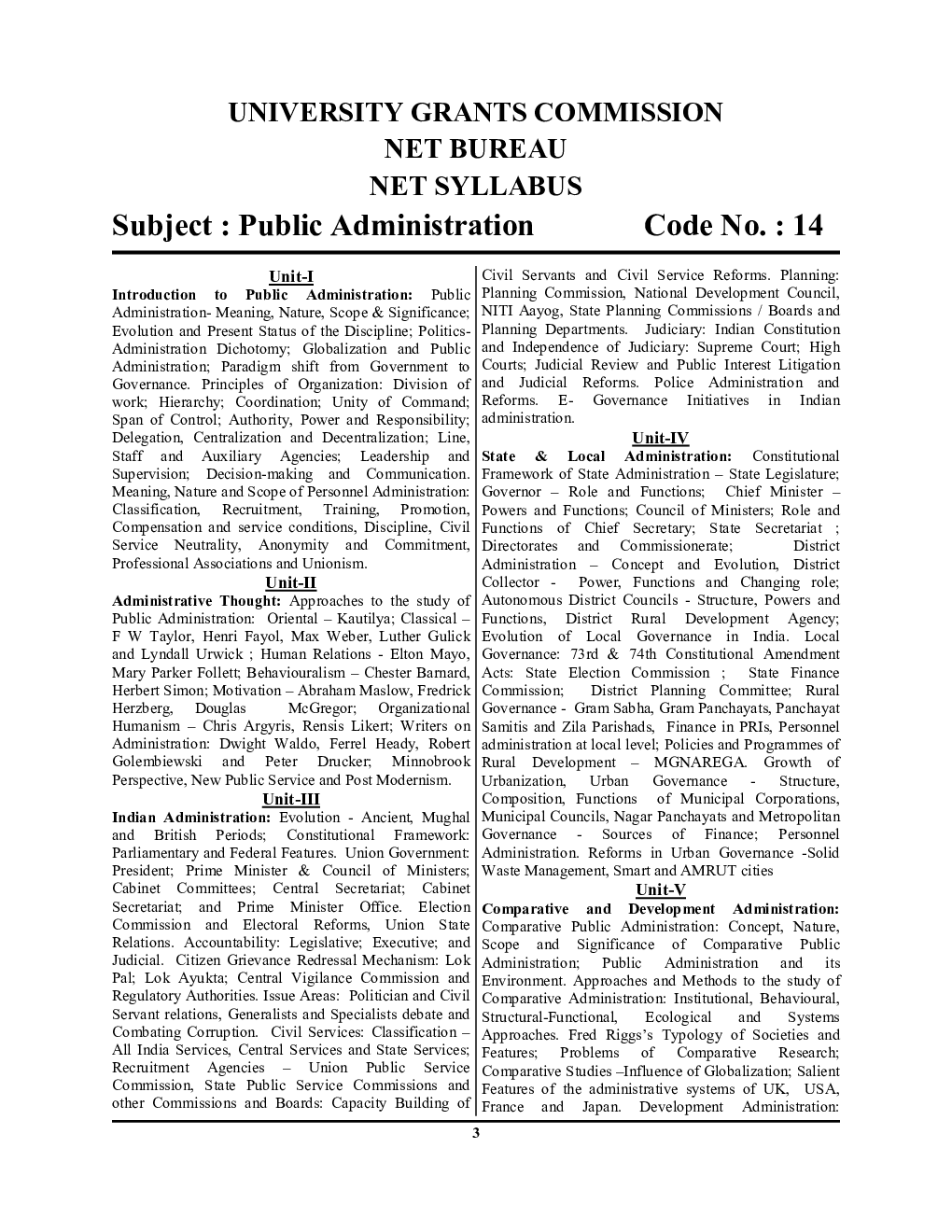 UGC-NET/JRF लोक प्रशासन साल्व्ड पेपर्स  2023-24 - Page 4