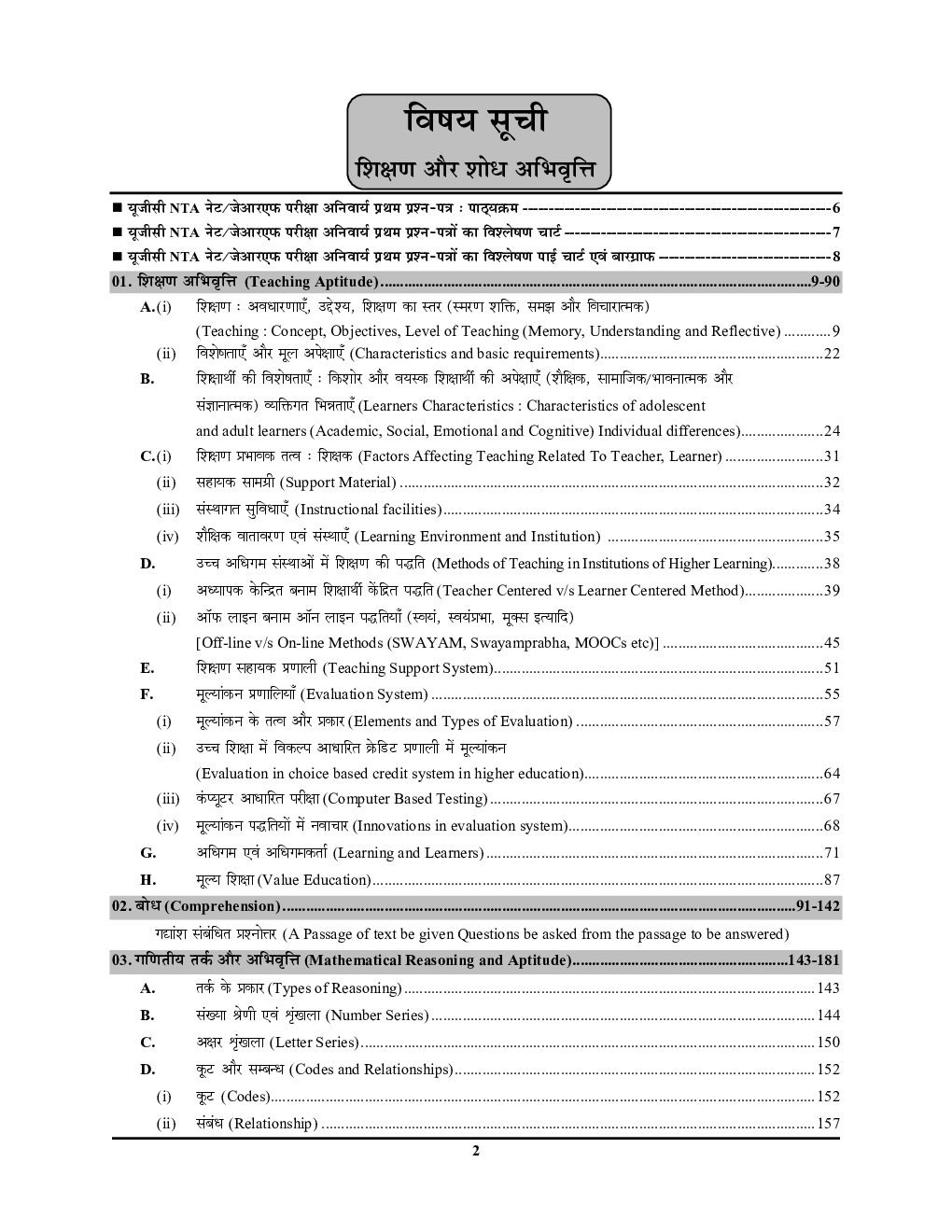 UGC-NET/JRF शिक्षण एवं शोध अभिवृत्ति साल्व्ड पेपर्स 2023-24  - Page 3