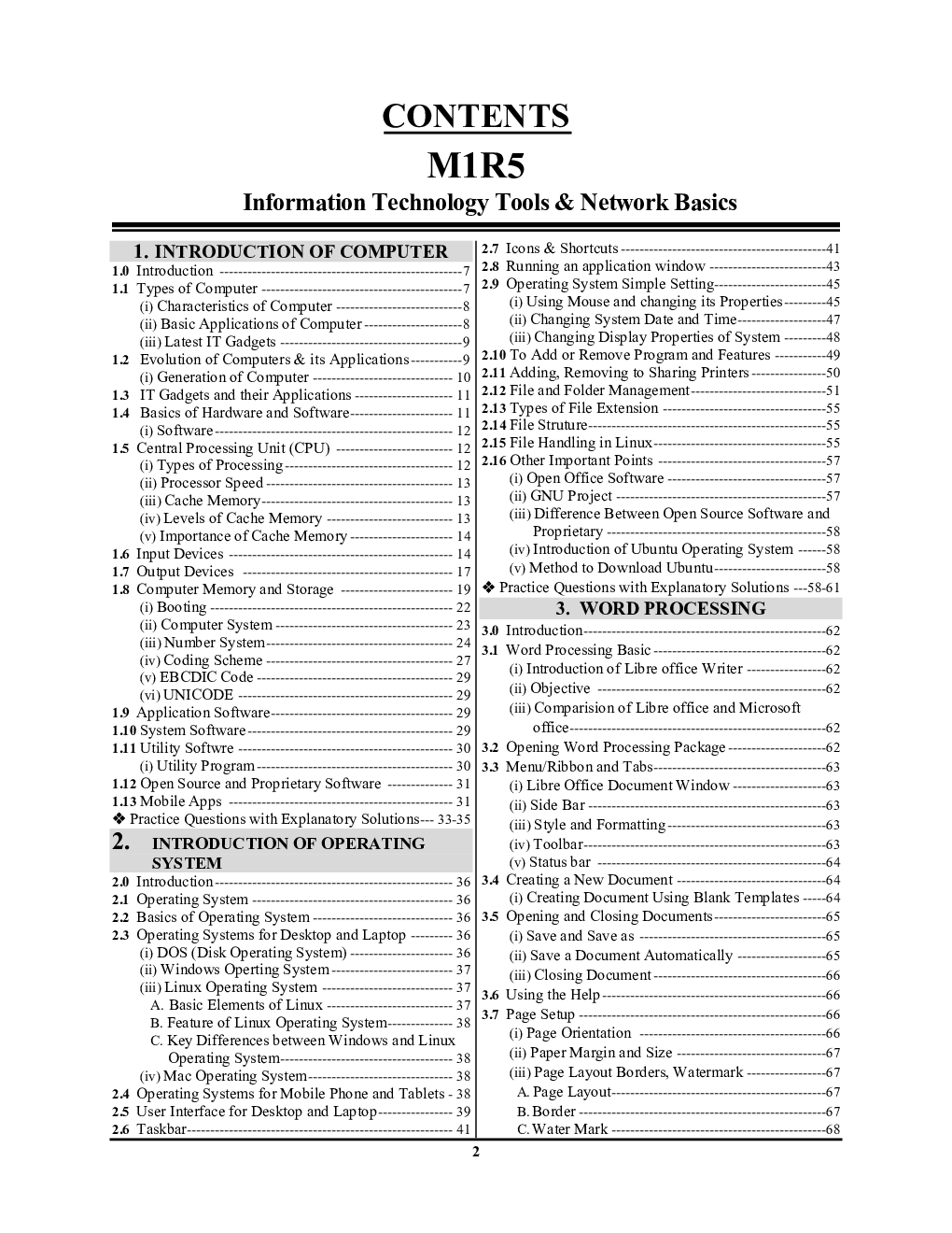 O Level M1-R5 Study Material 2023-24 - Page 3