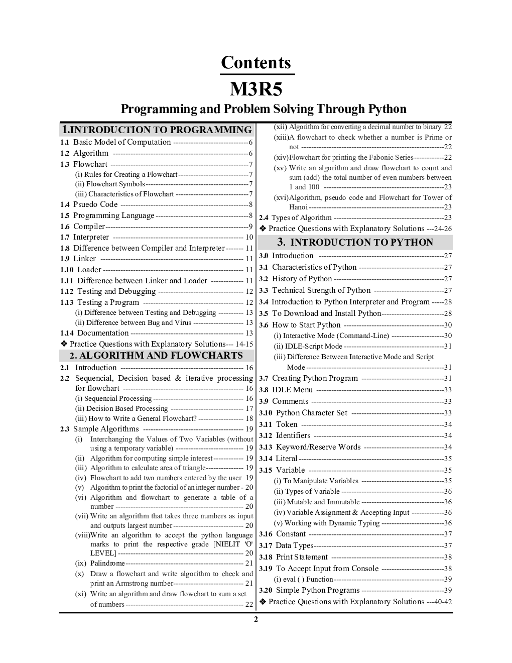 O Level M3-R5 Study Material Python 2023-24  - Page 3