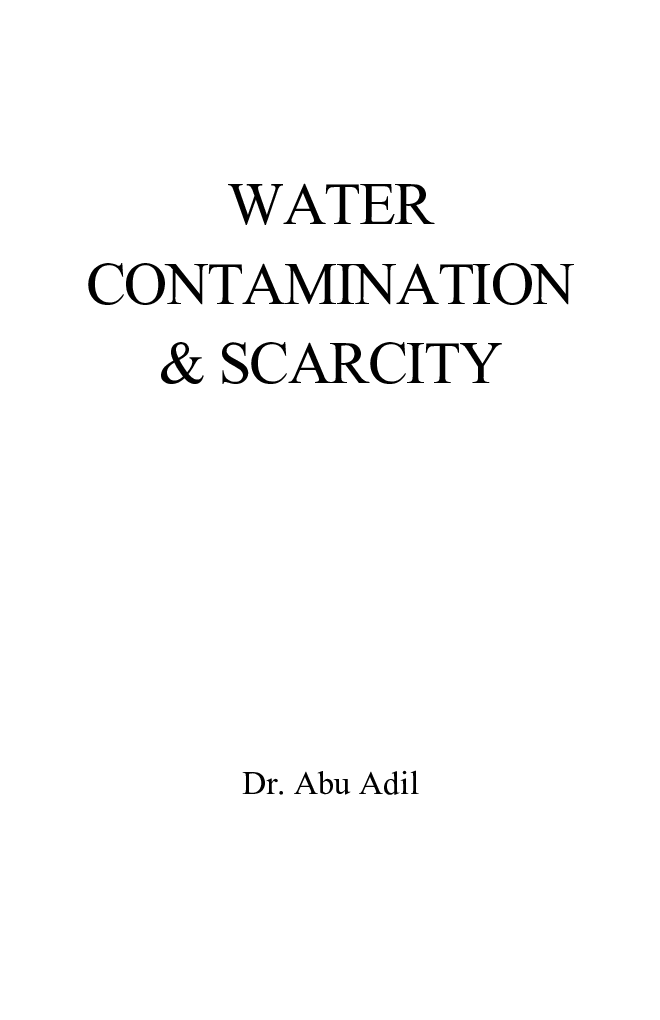 Water Contamination & Scarcity book - Page 2