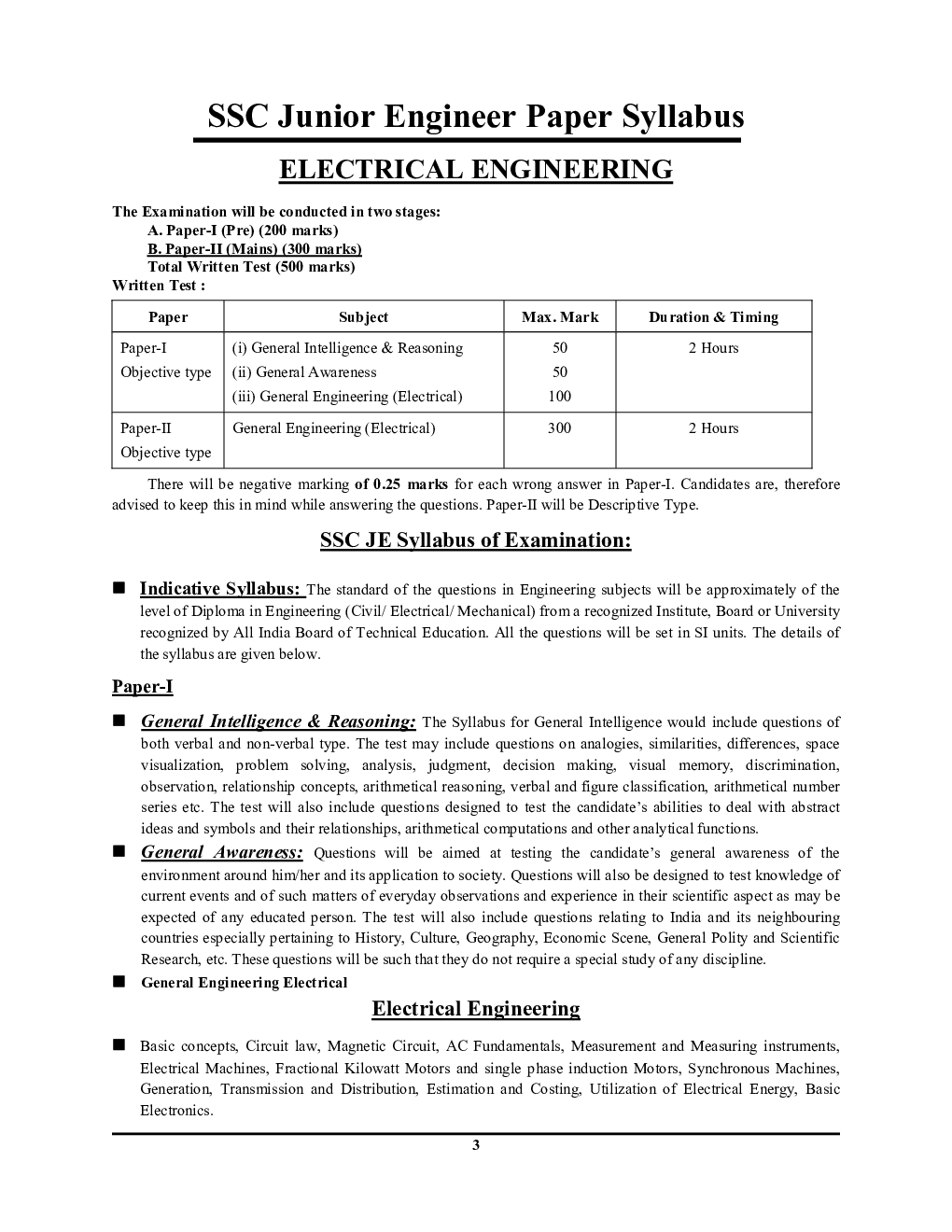 SSC JE इलेक्ट्रिकल इंजीनियरिंग तकनिकी Solved Papers 2024-25  - Page 4