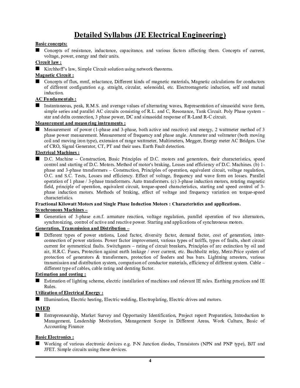 SSC JE इलेक्ट्रिकल इंजीनियरिंग तकनिकी Solved Papers 2024-25  - Page 5