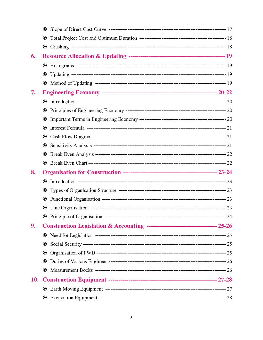 Civil Engineering Construction Engineering & Management 2023-24  - Page 4