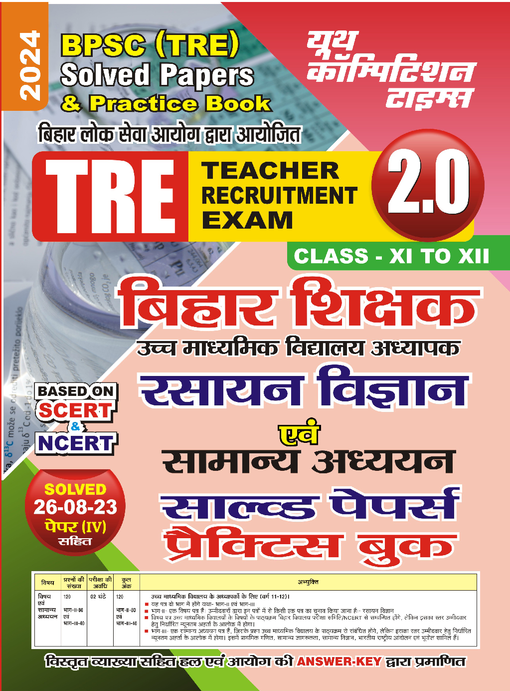 BPSC TRE रसायन विज्ञान साल्व्ड पेपर एवं प्रैक्टिस बुक 2023-24 - Page 1