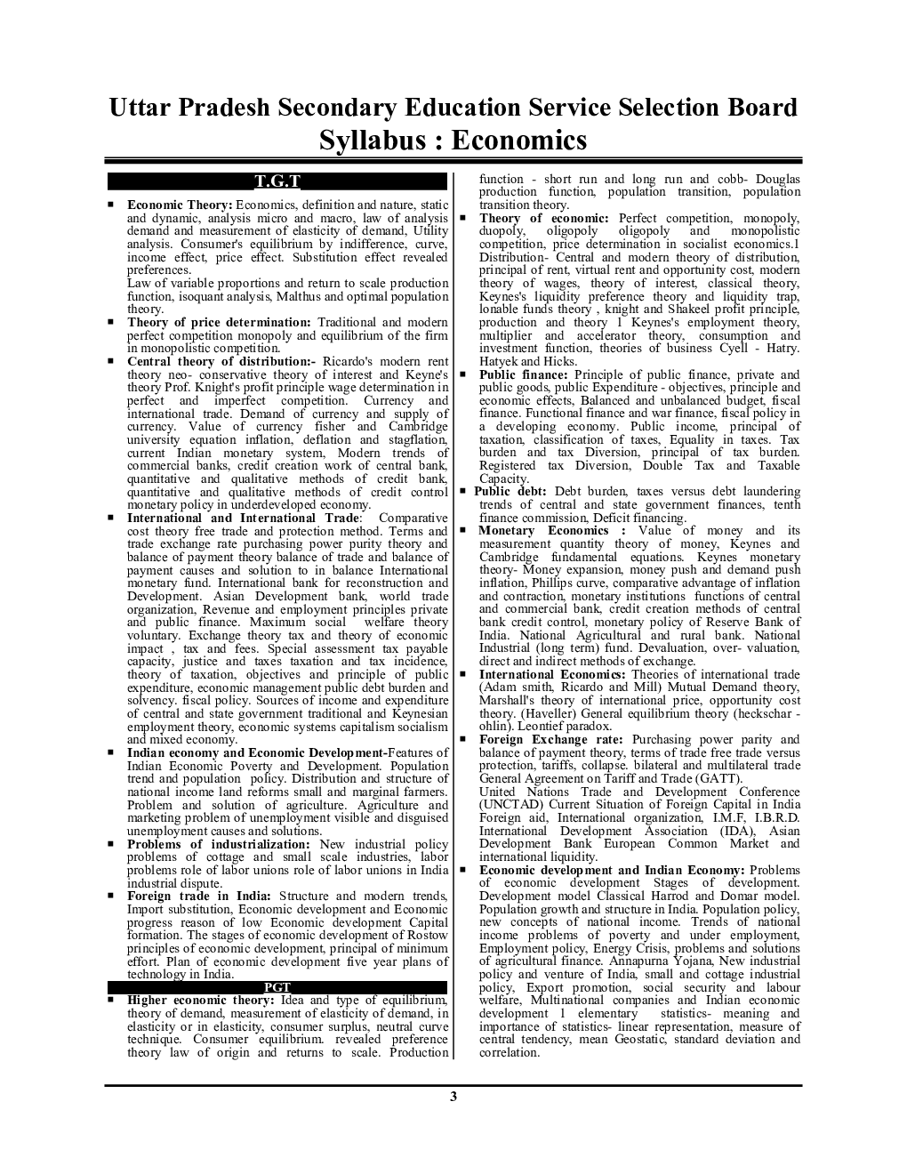 TGT/PGT Economics Solved Papers 2024-25 - Page 4