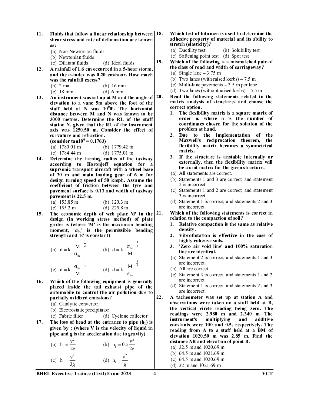 BHEL Civil Engineering Solved Papers & Practice Book 2024-25 - Page 5