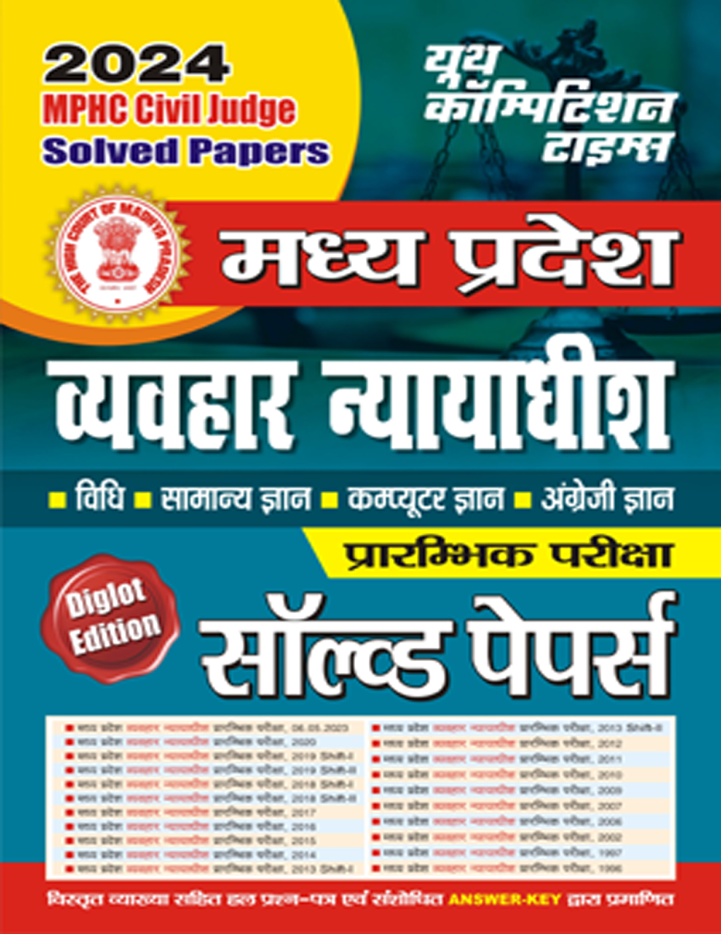 MPHC वयवहार न्यायधीश साल्व्ड पेपर 2024-25 - Page 1