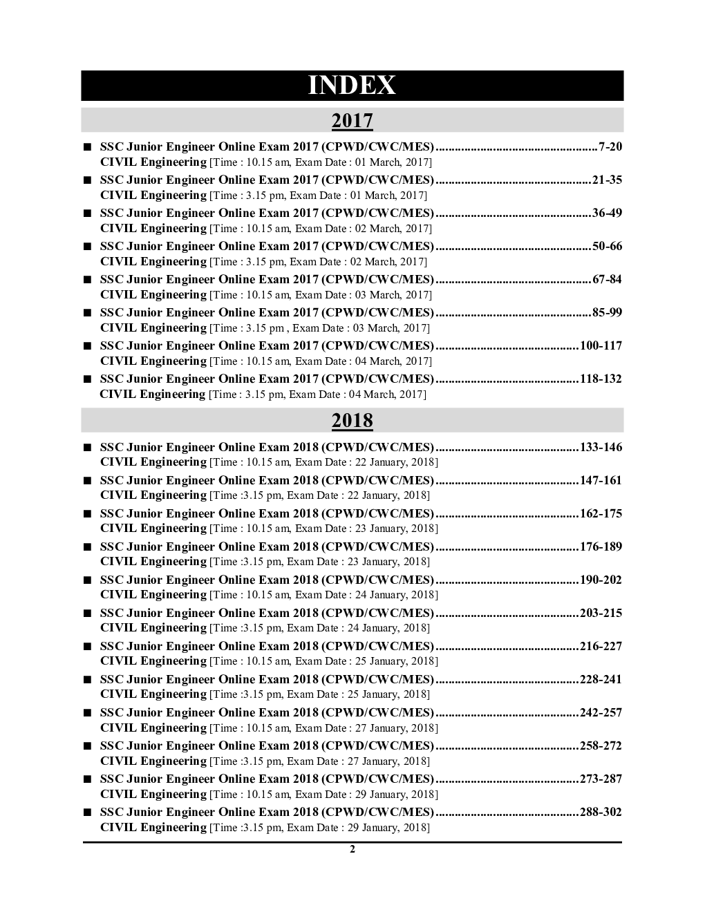 SSC JE (Pre & Mains) Civil Engineering Solved Papers 2024-25 - Page 3