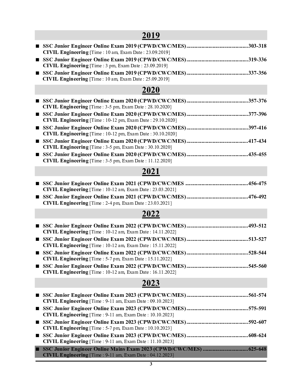 SSC JE (Pre & Mains) Civil Engineering Solved Papers 2024-25 - Page 4