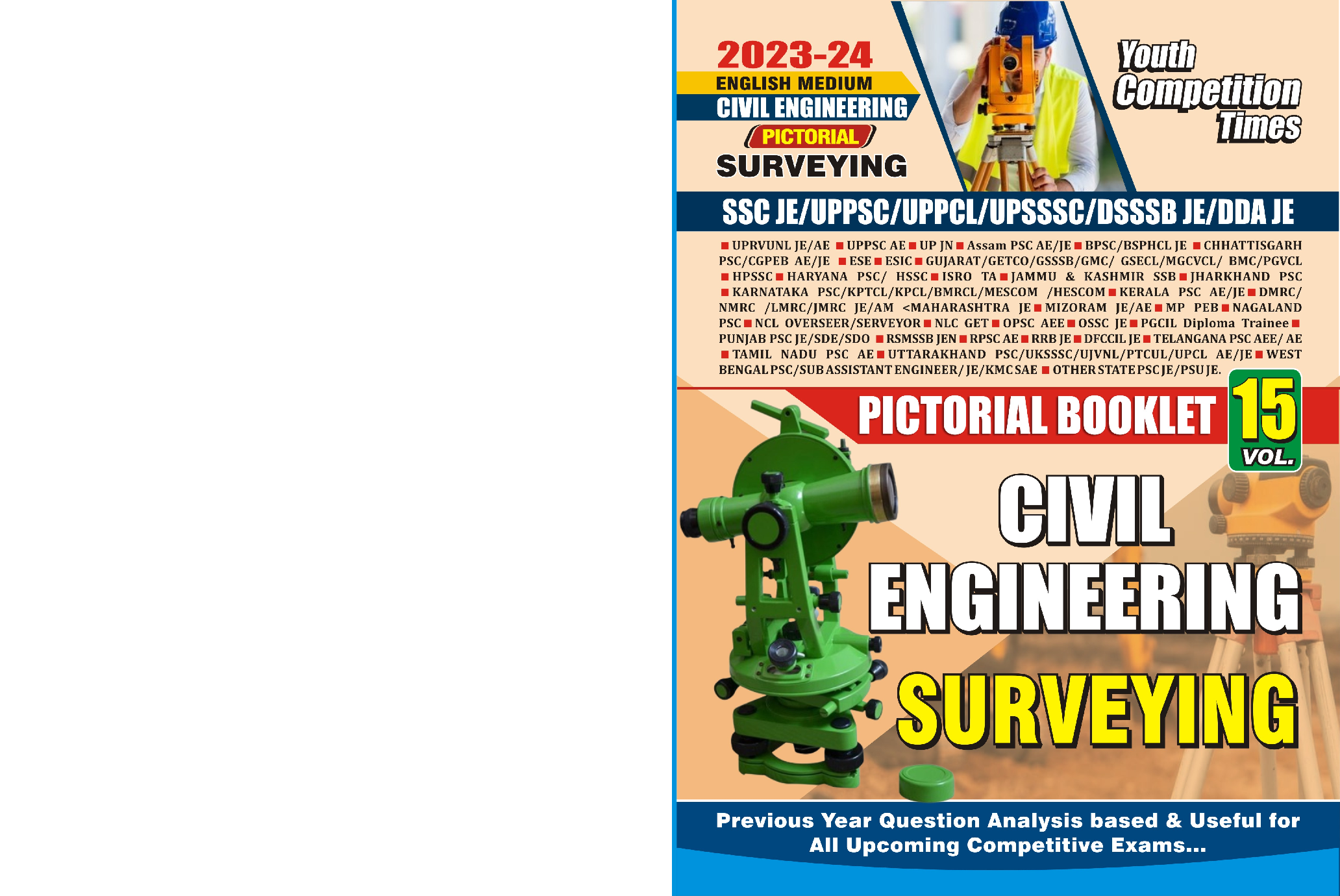 Civil Engineering Pictorial Booklet-15 Surveying Study Material 2023-24 - Page 1