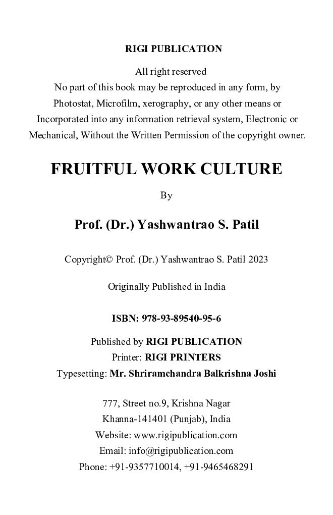 Fruitful Work Culture - Page 3