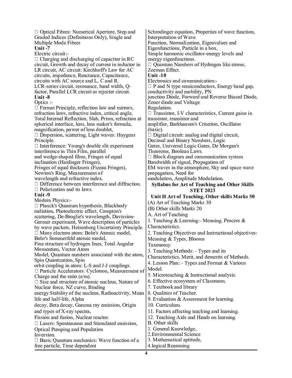 बिहार STET भौतिक विज्ञान साल्व्ड पेपर्स एंड प्रैक्टिसबुक 2024-25 - Page 5