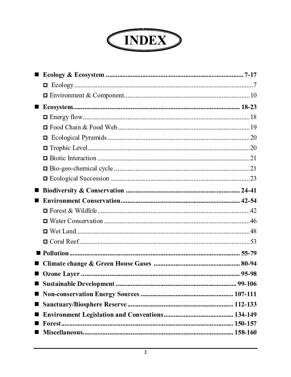 UPSC IAS General Studies Environment & Ecology Solved Papers 2024-25 - Page 3