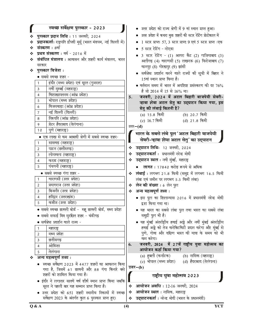 UPP Constable 2024 Annual Current Affairs 2024-25 - Page 5