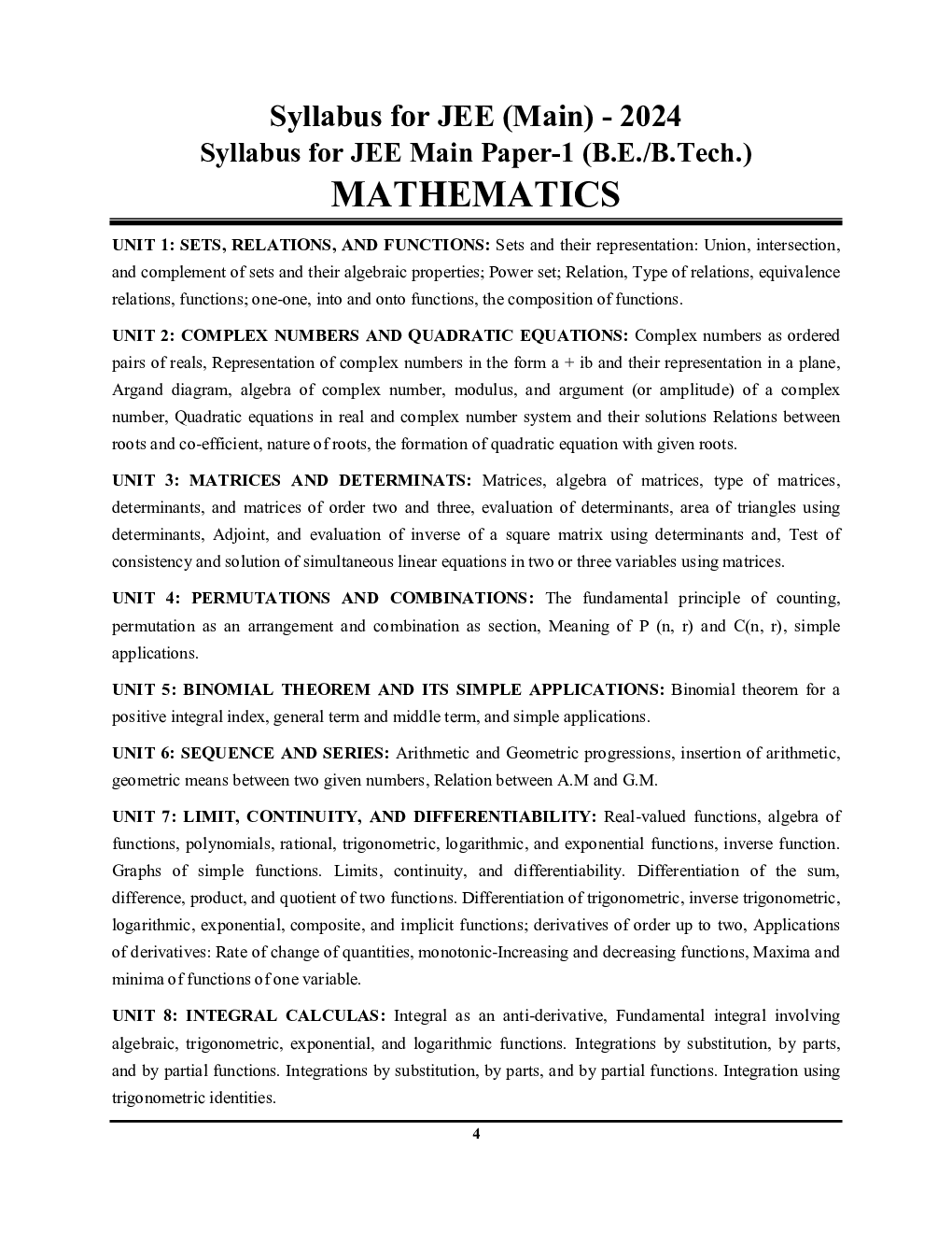 NTA JEE MAIN/CUET Mathematics Solved Papers Vol.02 2024-25 - Page 5