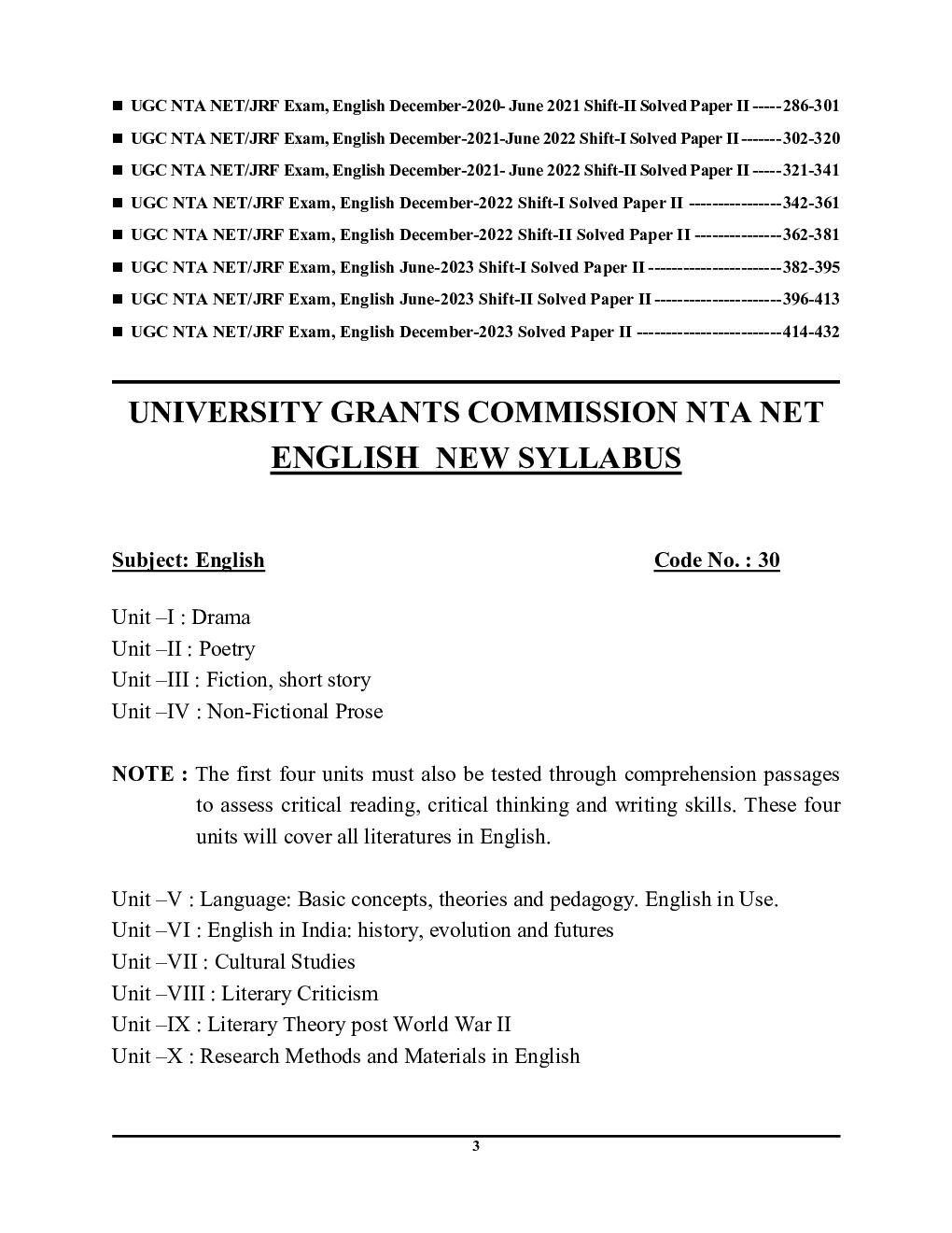 NTA UGC-NET/JRF English Solved Papers 2024-25 - Page 4