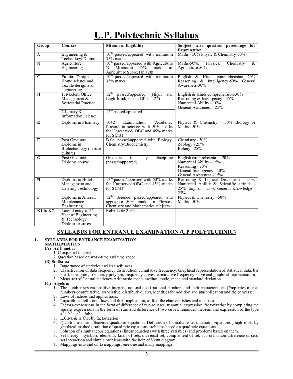 JEECUP Physics, Chemistry & Math पॉलिटेक्निक साल्व्ड पेपर 2024-25 - Page 4