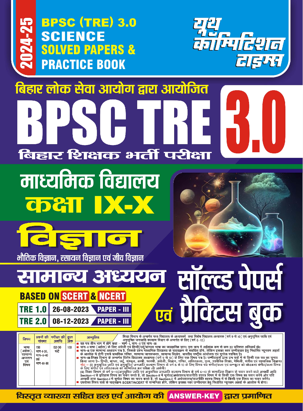 BPSC विज्ञान समान्य अध्धयन साल्व्ड पेपर एवं प्रॅक्टिसबूक 2024-25 - Page 1