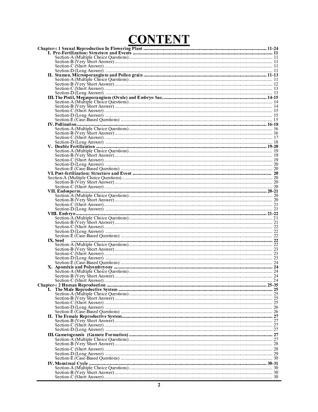 CBSC/NIOS/UP Board Biology Study Material 2024-24 - Page 3