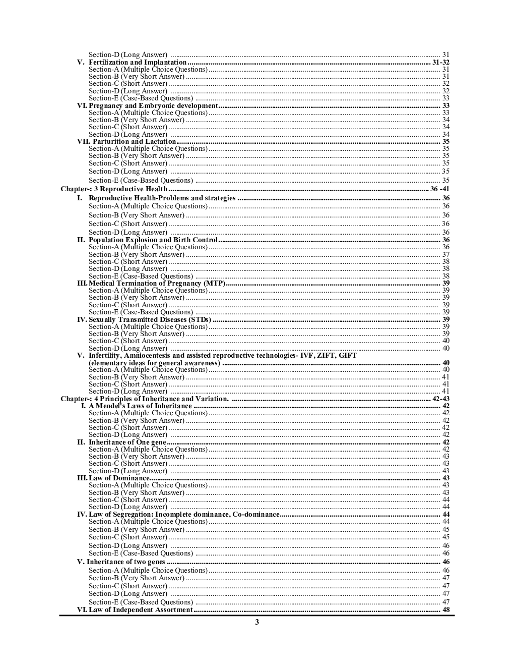 CBSC/NIOS/UP Board Biology Study Material 2024-24 - Page 4