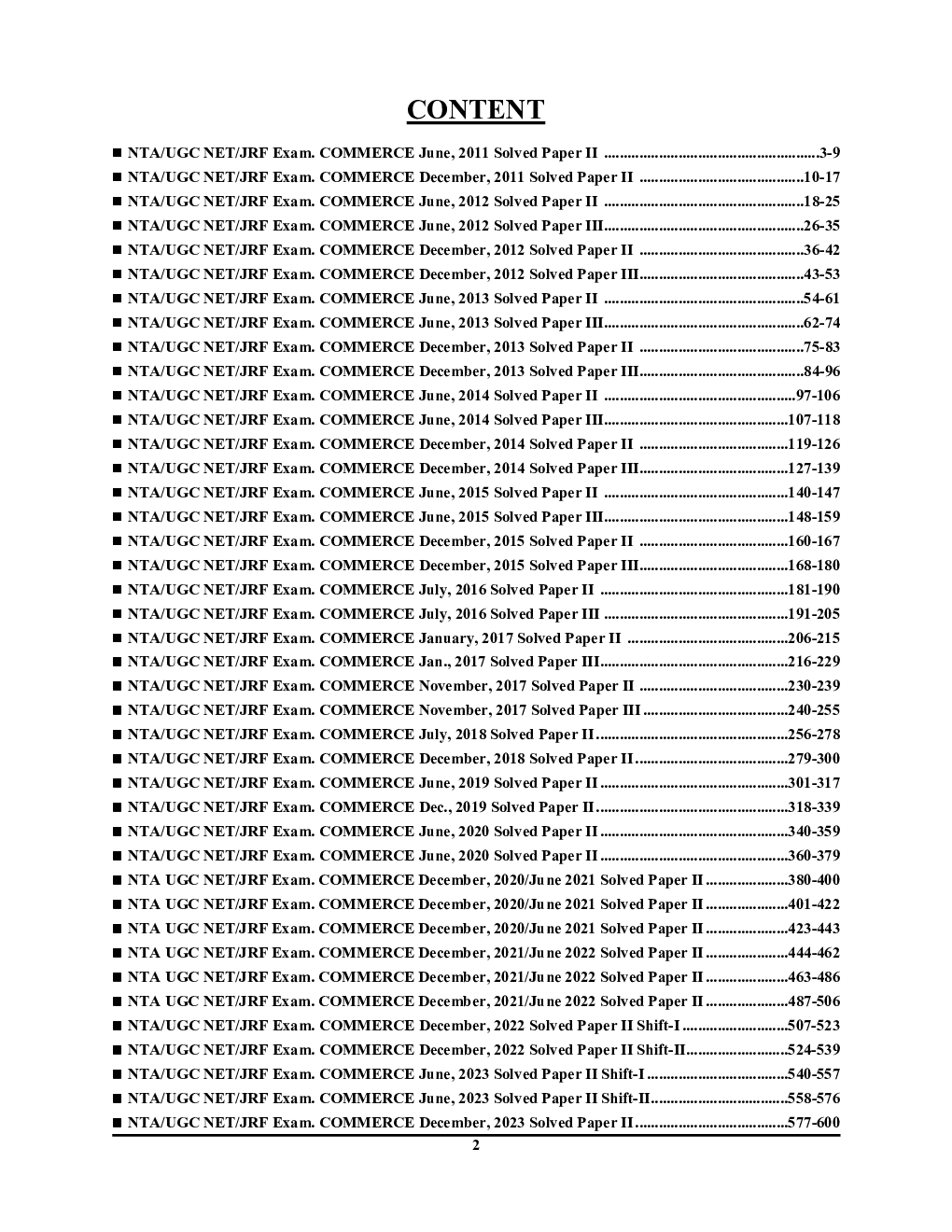 NTA UGC-NET/JRF Commerce Solved Papers 2024-25 - Page 3