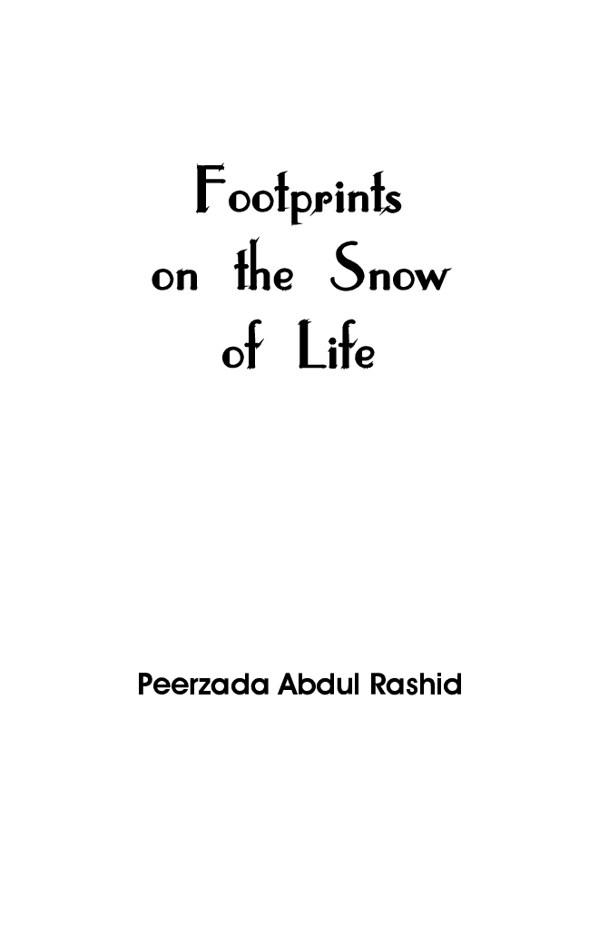 Footprints On The Snow Of Life - Page 2