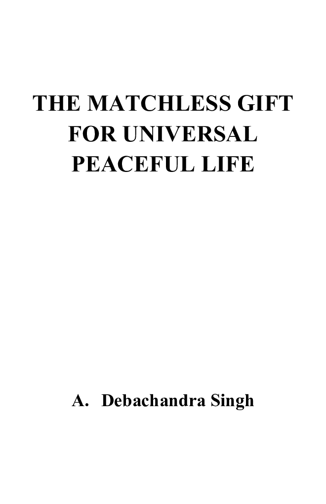 The  Matchless  Gift  For  Universal  Peaceful  Life - Page 2