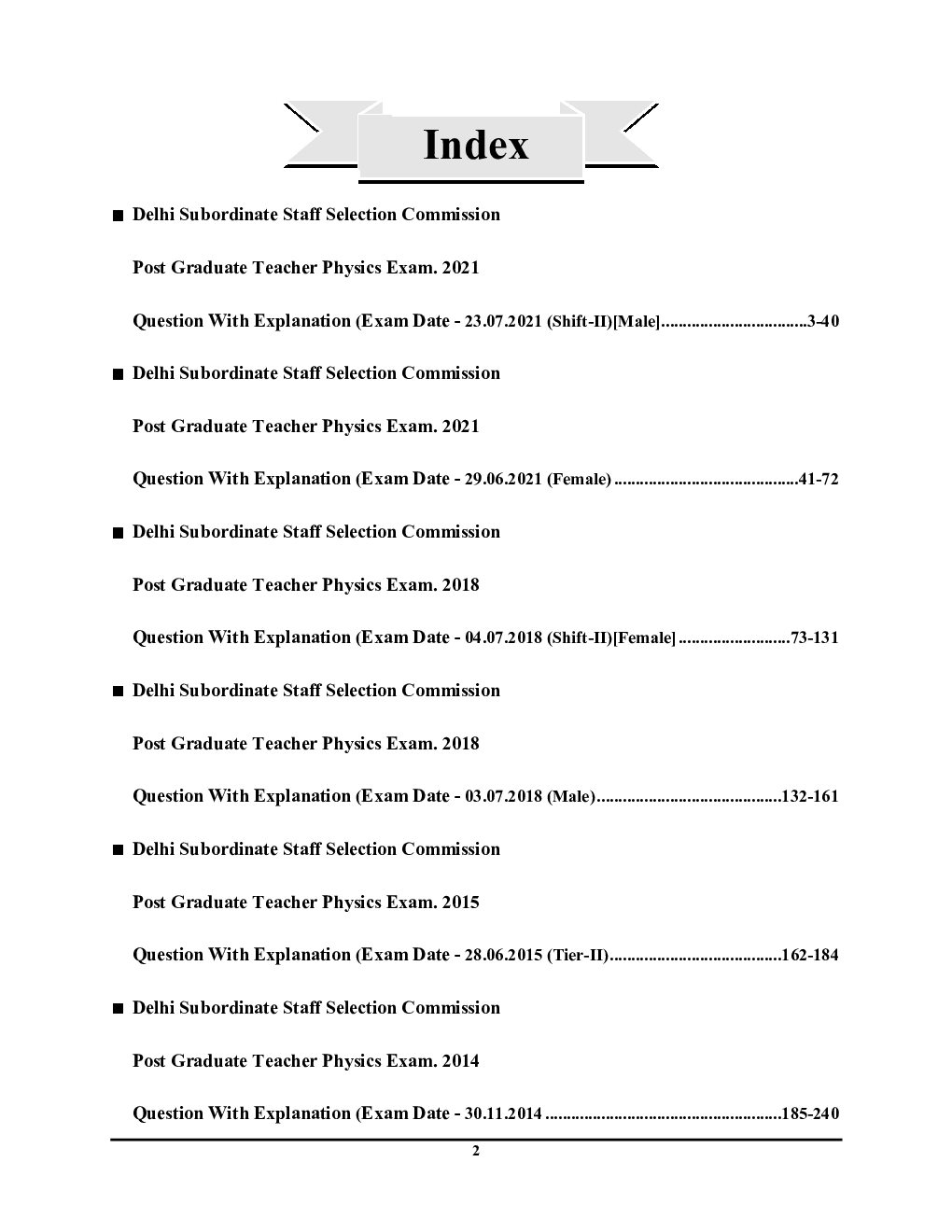 DSSSB PGT Physics Solved Papers 2024-25 - Page 3