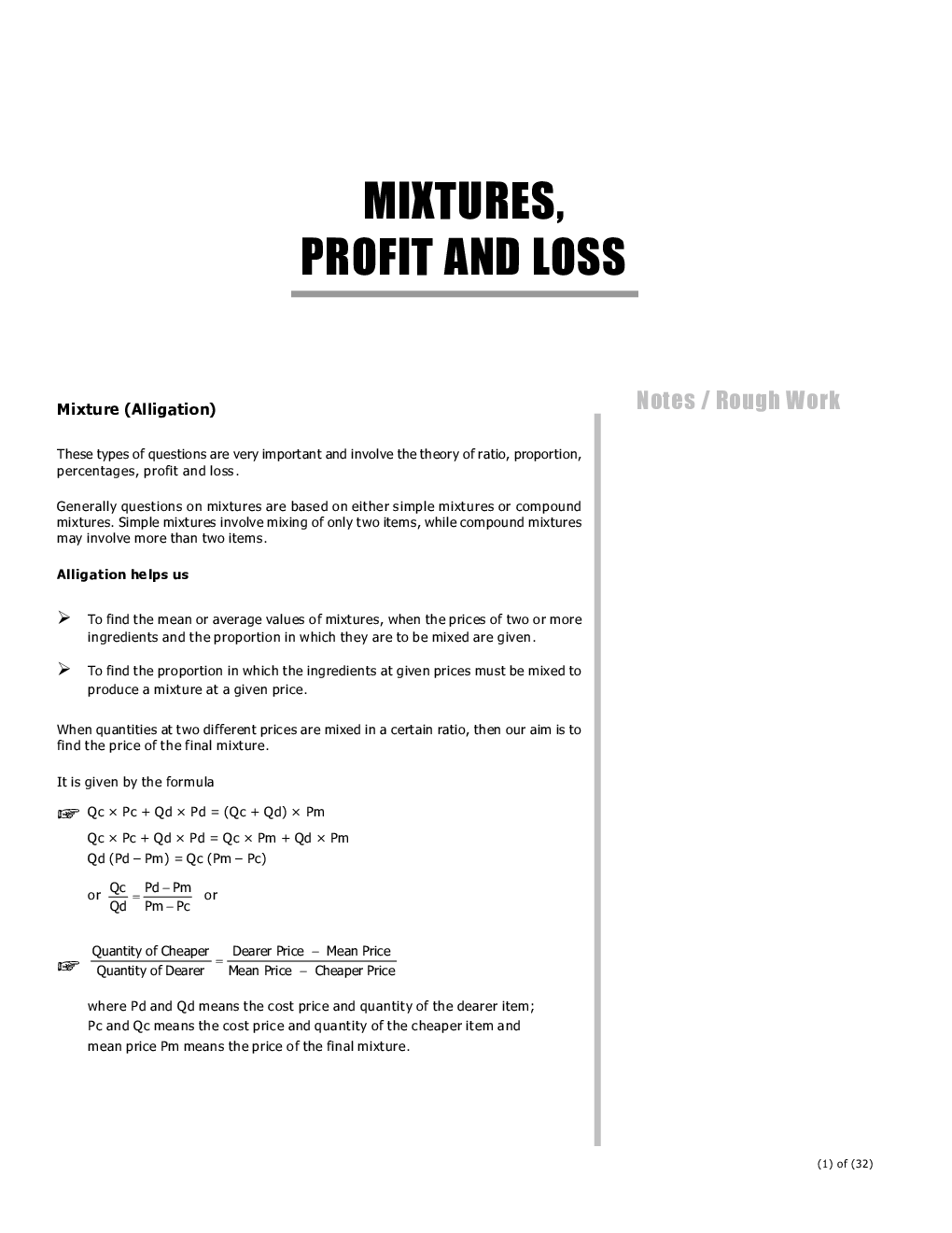 CAT Prep Study Material For Number System - Page 2