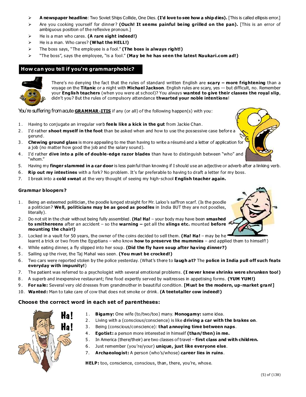 CAT Prep Study Material For Vocabulary - Page 5