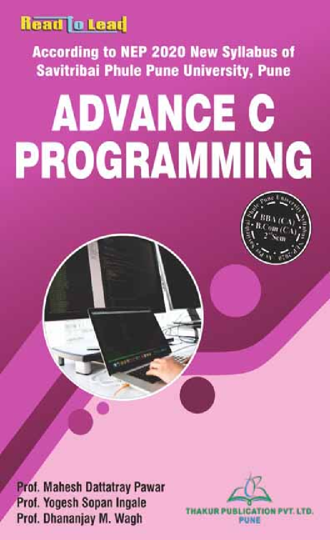 Advanace C Programming - Page 1